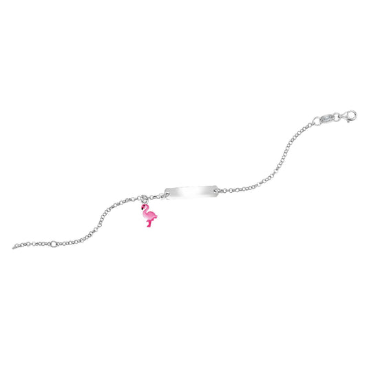 Armband Ankerkette 925/- Sterling Silber rhodiniert 14+3cm