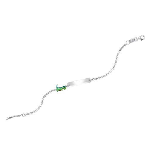 Armband Ankerkette 925/- Sterling Silber rhodiniert 14+3cm