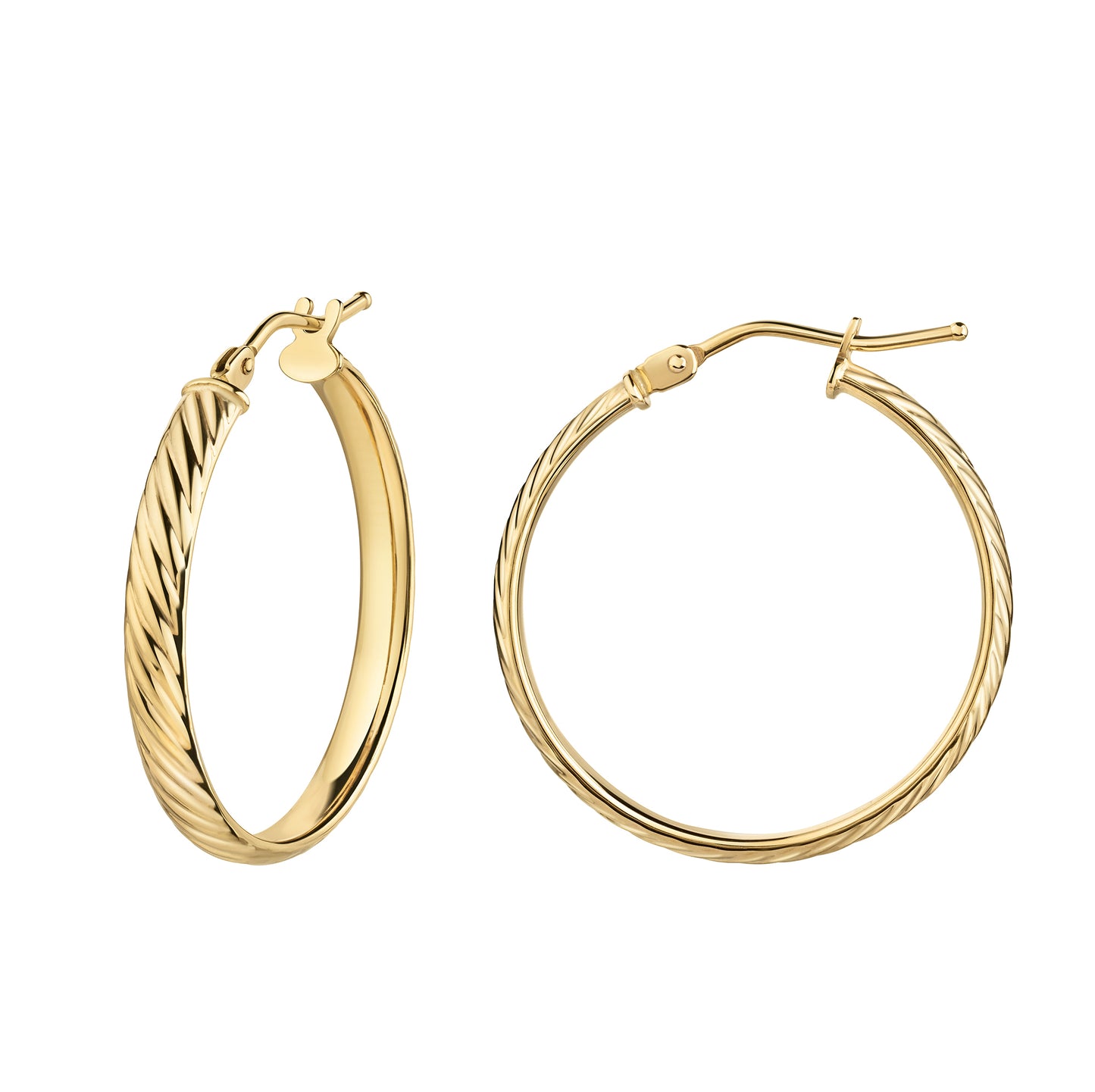 Creolen 375/- Gold 2,4cm ohne