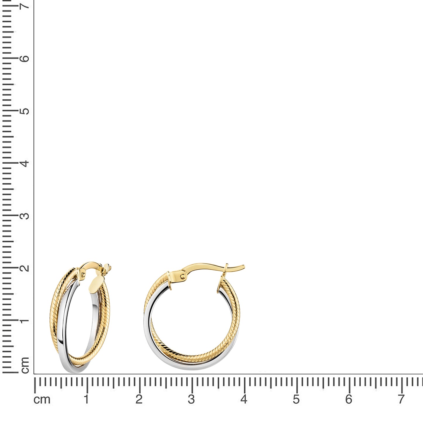 Creolen 375/- Gold 1,9cm ohne