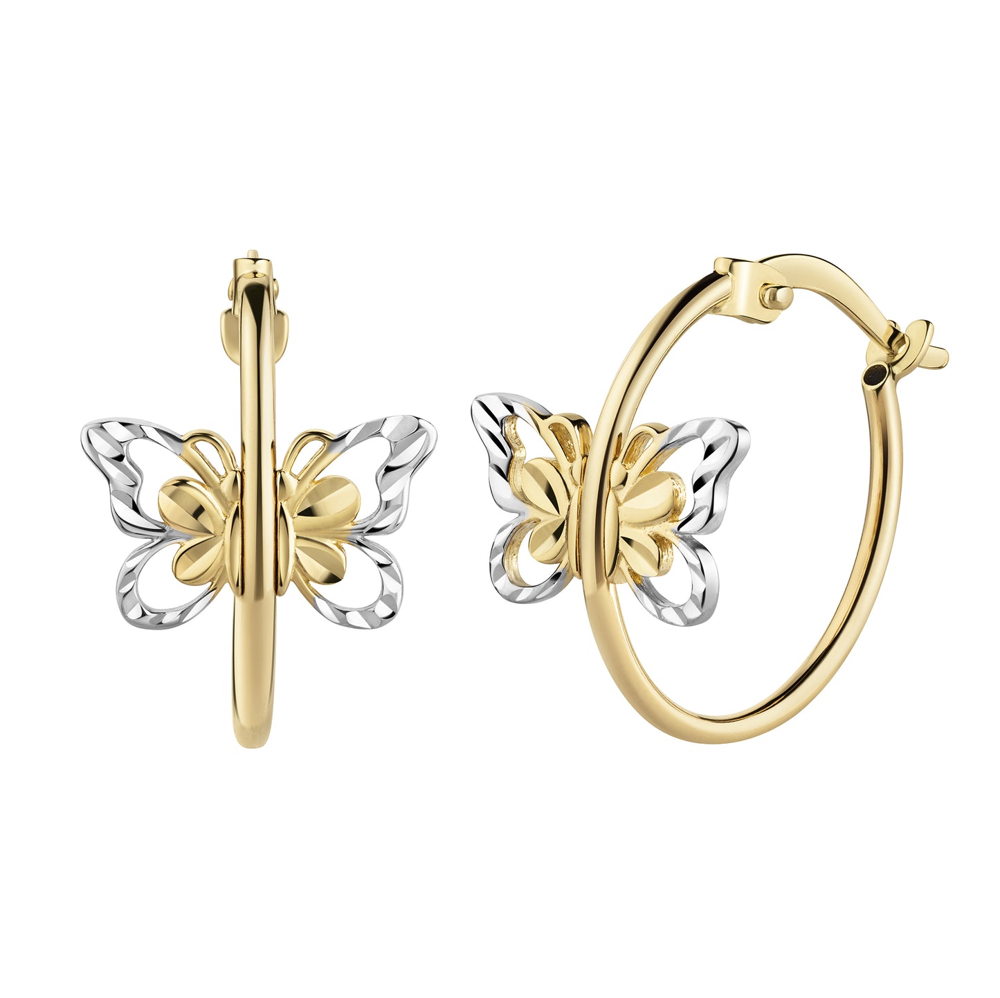 Creolen 585/- Gold 1,7cm ohne