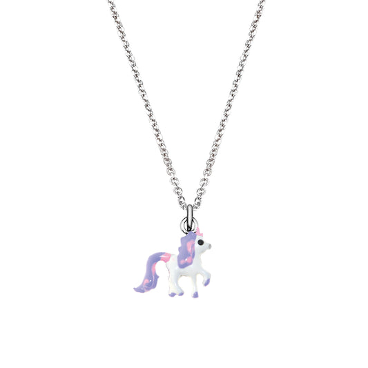 Anhänger mit Kette Ankerkette 925/- Sterling Silber rhodiniert 38,0cm