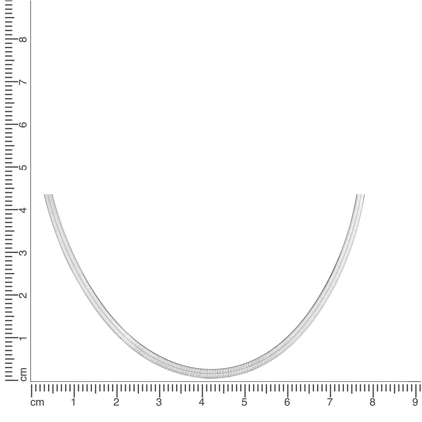 Collier 925 Silber rhodiniert Fantasiekette 925/- Sterling Silber rhodiniert 42cm