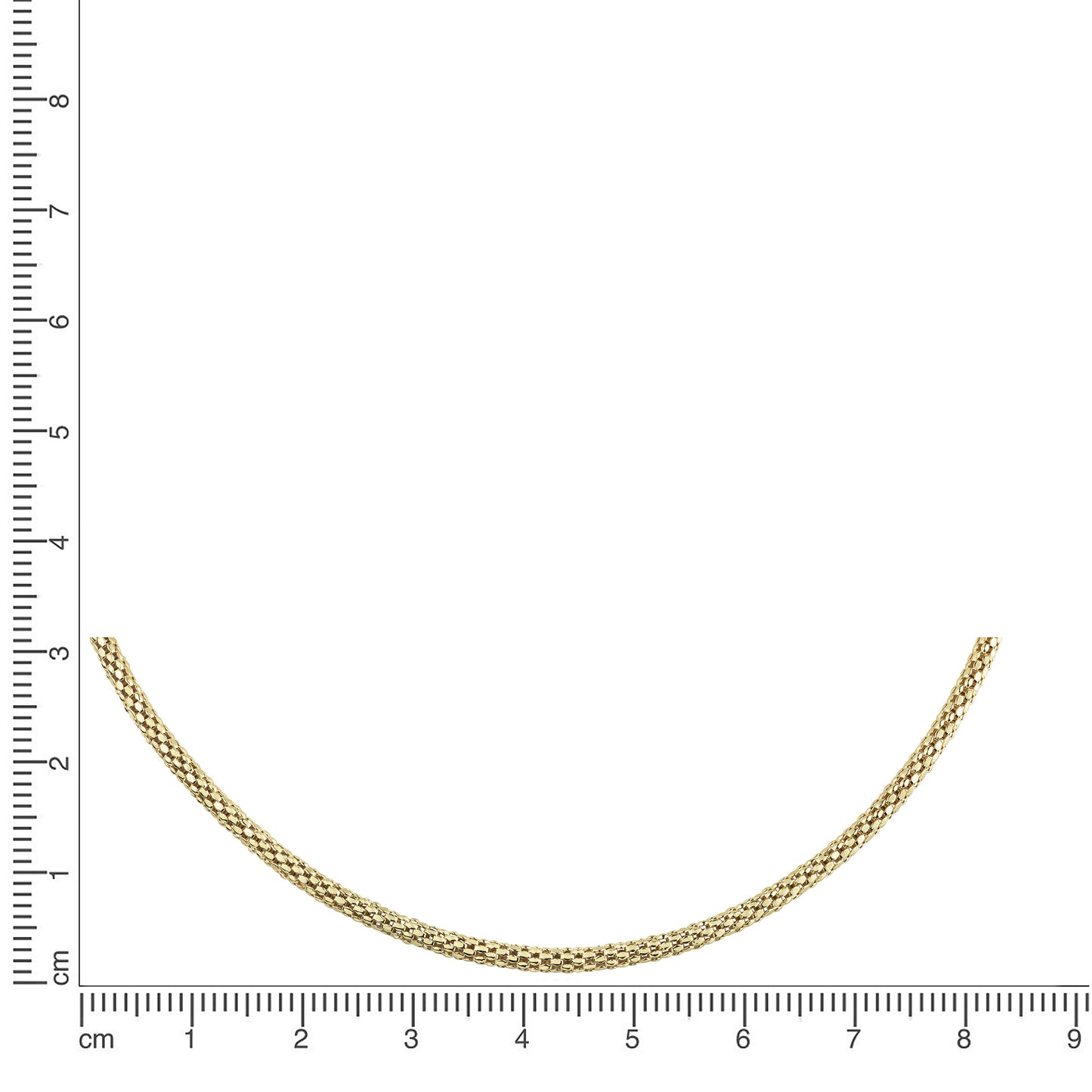 Collier 925 Silber vergoldet Himbeerkette 925/- Sterling Silber vergoldet 42cm