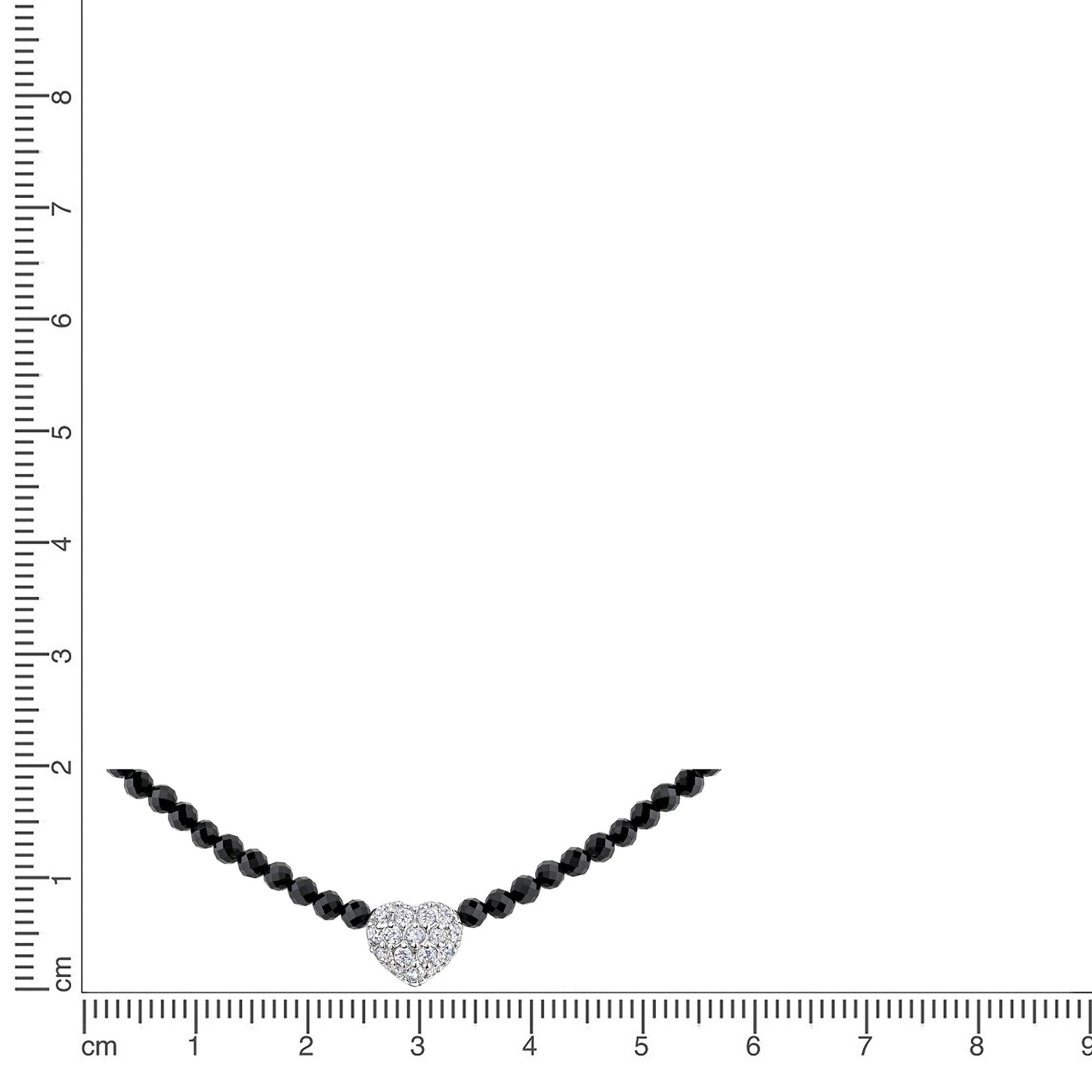 Collier 925 Silber rhodiniert Achat Zirkonia Fantasiekette 925/- Sterling Silber rhodiniert 48cm Achat