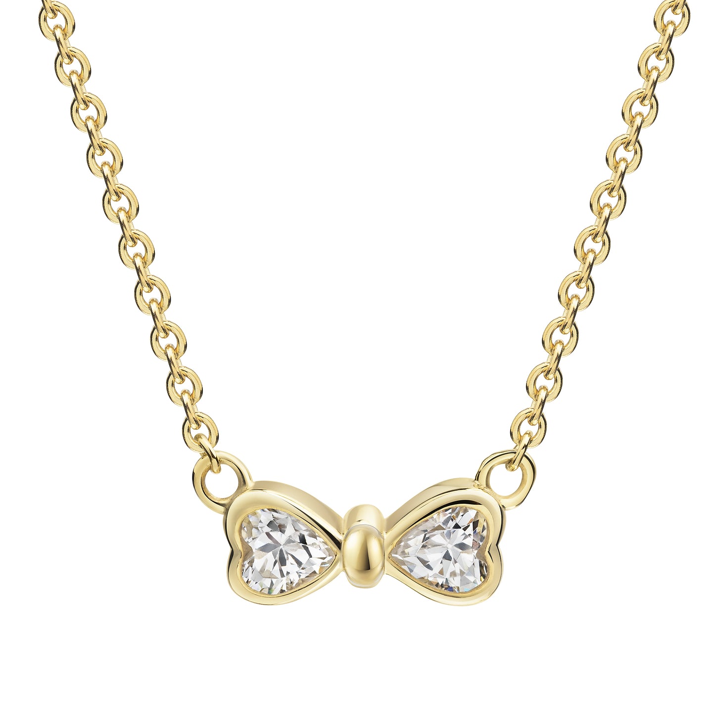Collier 375 Gelbgold Zirkonia Ankerkette 375/- Gold vergoldet 42cm Zirkonia
