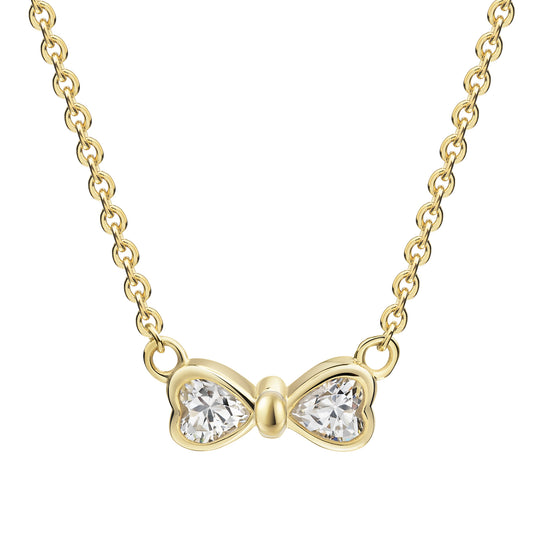 Collier 375 Gelbgold Zirkonia Ankerkette 375/- Gold vergoldet 42cm Zirkonia