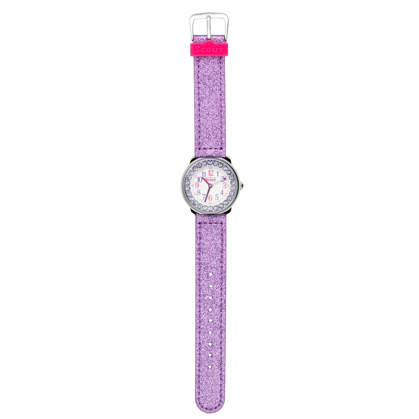 Kinderuhr Metall 20,0cm Glas