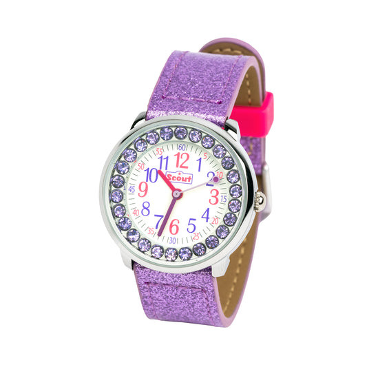 Kinderuhr Metall 20,0cm Glas