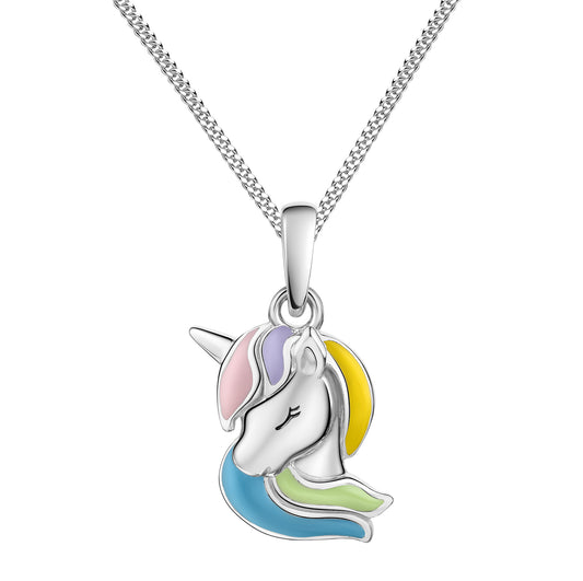 Anhänger mit Kette Panzerkette 925/- Sterling Silber 38,0cm ohne