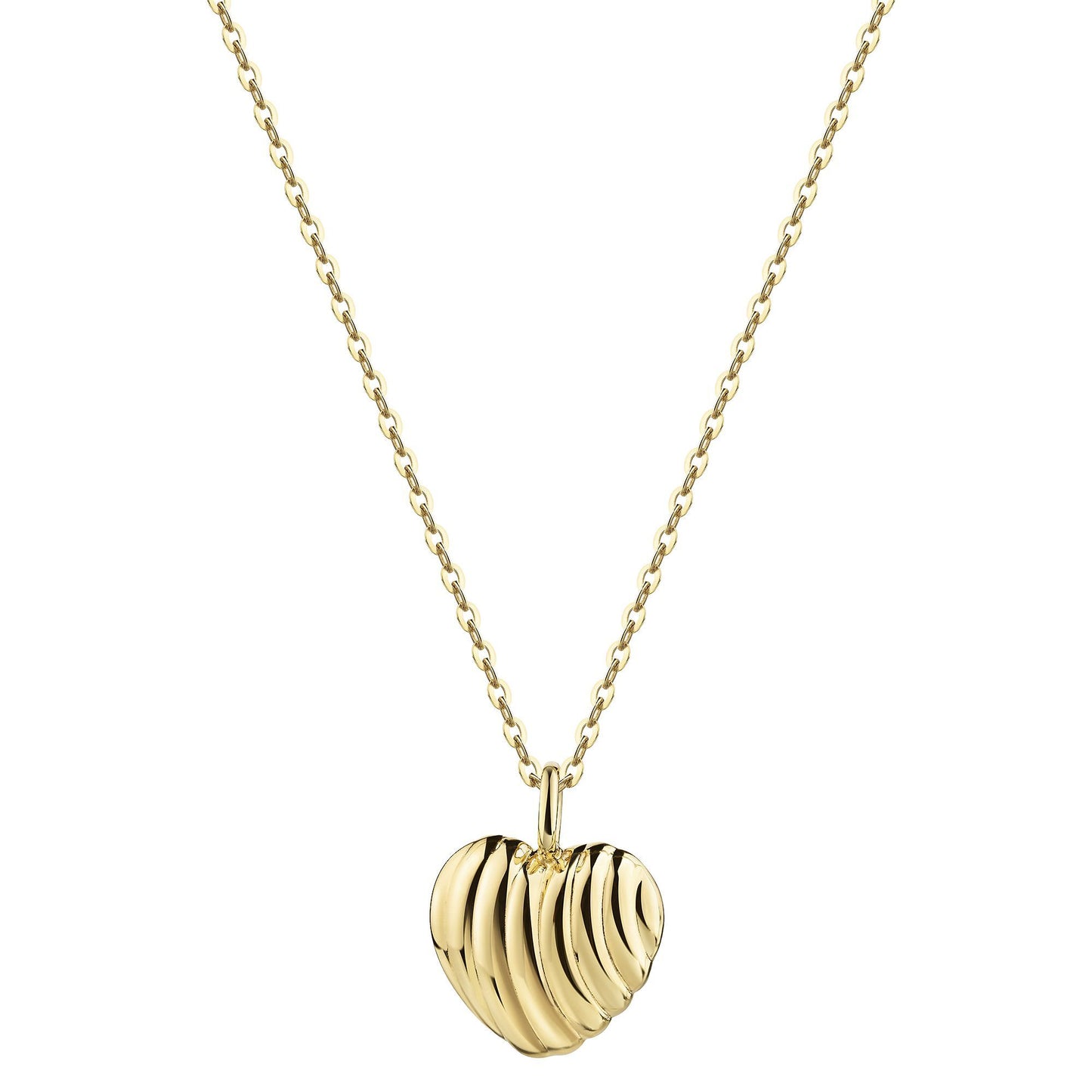 Anhänger mit Kette 925 Silber vergoldet Ankerkette 925/- Sterling Silber vergoldet 42cm ohne