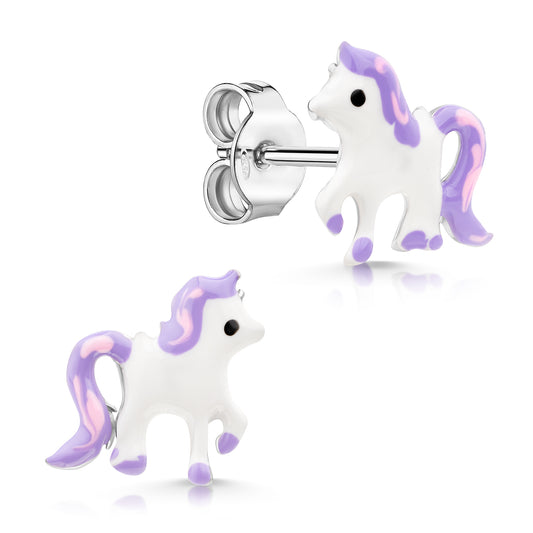 Ohrstecker 925/- Sterling Silber rhodiniert 1,20cm