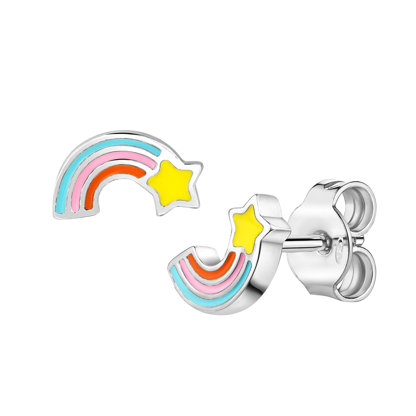 Ohrstecker 925/- Sterling Silber rhodiniert 0,50cm