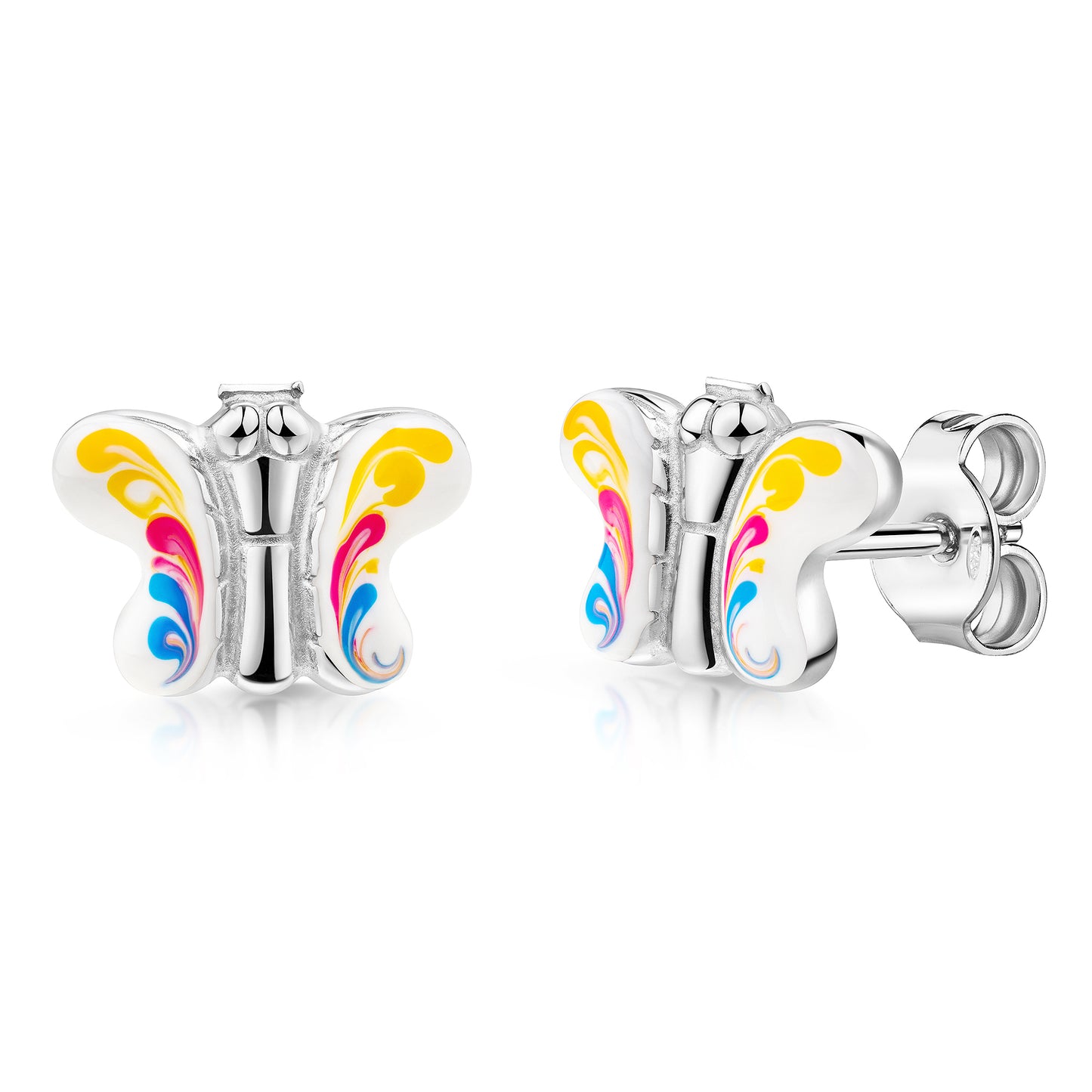 Ohrstecker 925/- Sterling Silber rhodiniert 0,50cm