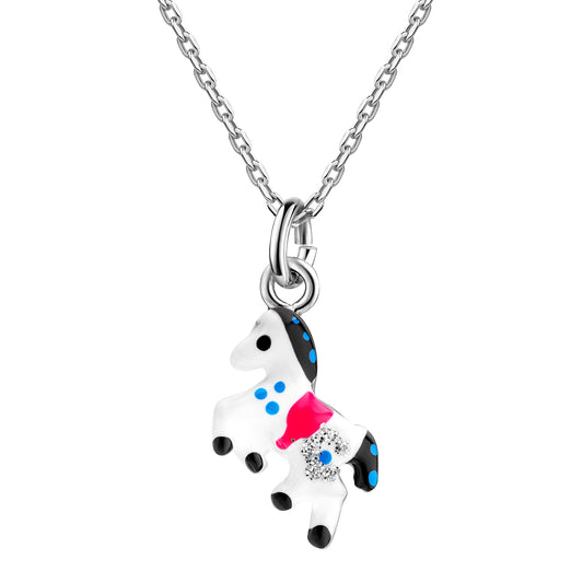 Anhänger mit Kette Ankerkette 925/- Sterling Silber rhodiniert 35+4cm