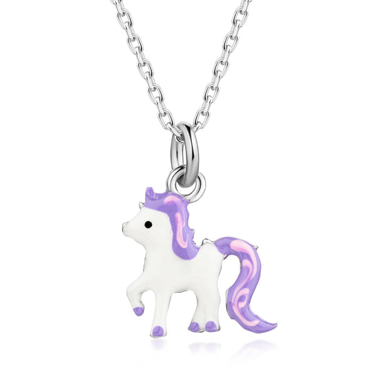 Anhänger mit Kette Ankerkette 925/- Sterling Silber rhodiniert 38,0cm
