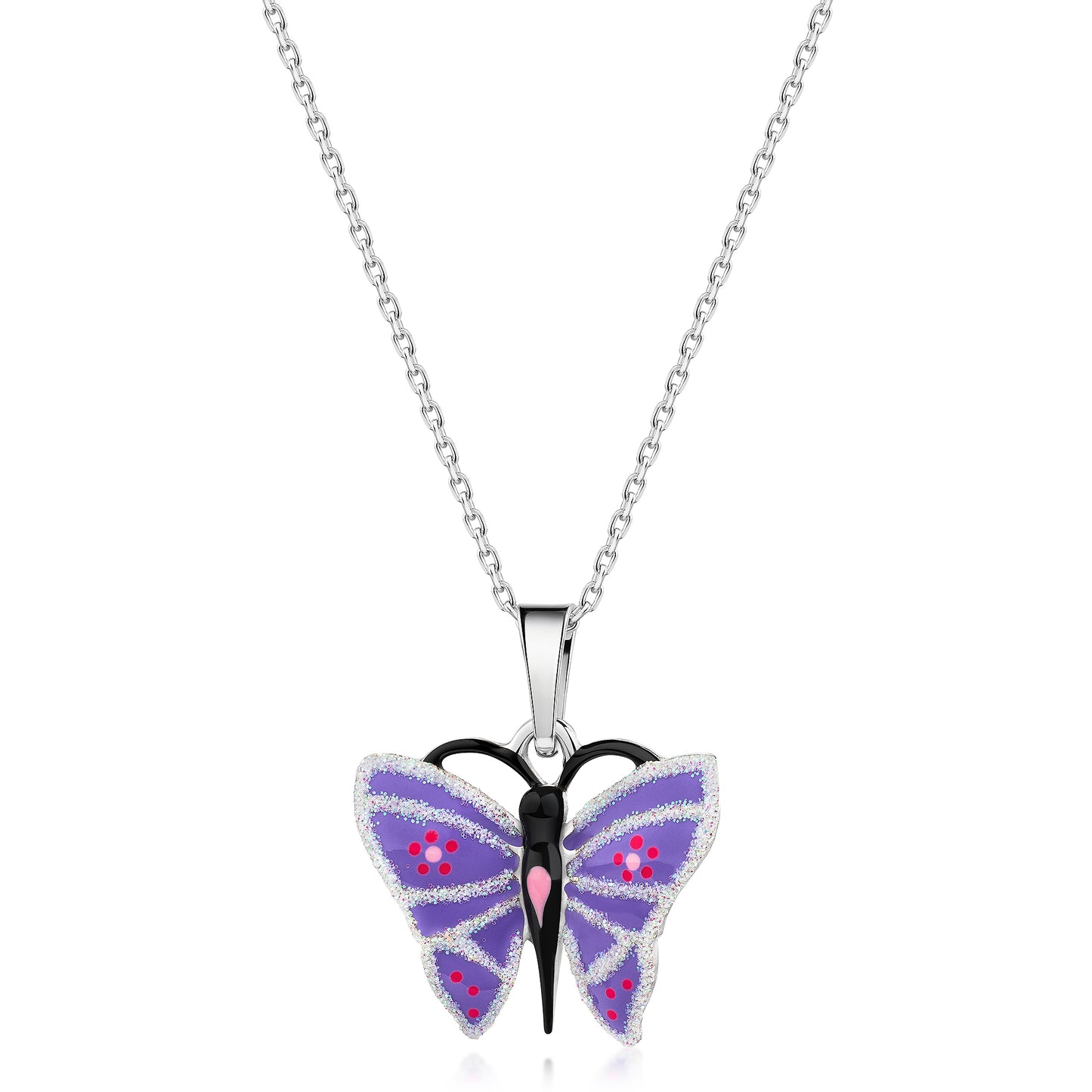 Anhänger mit Kette Ankerkette 925/- Sterling Silber rhodiniert 35+4cm