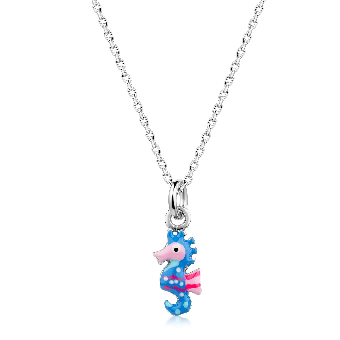 Anhänger mit Kette Ankerkette 925/- Sterling Silber rhodiniert 35+4cm