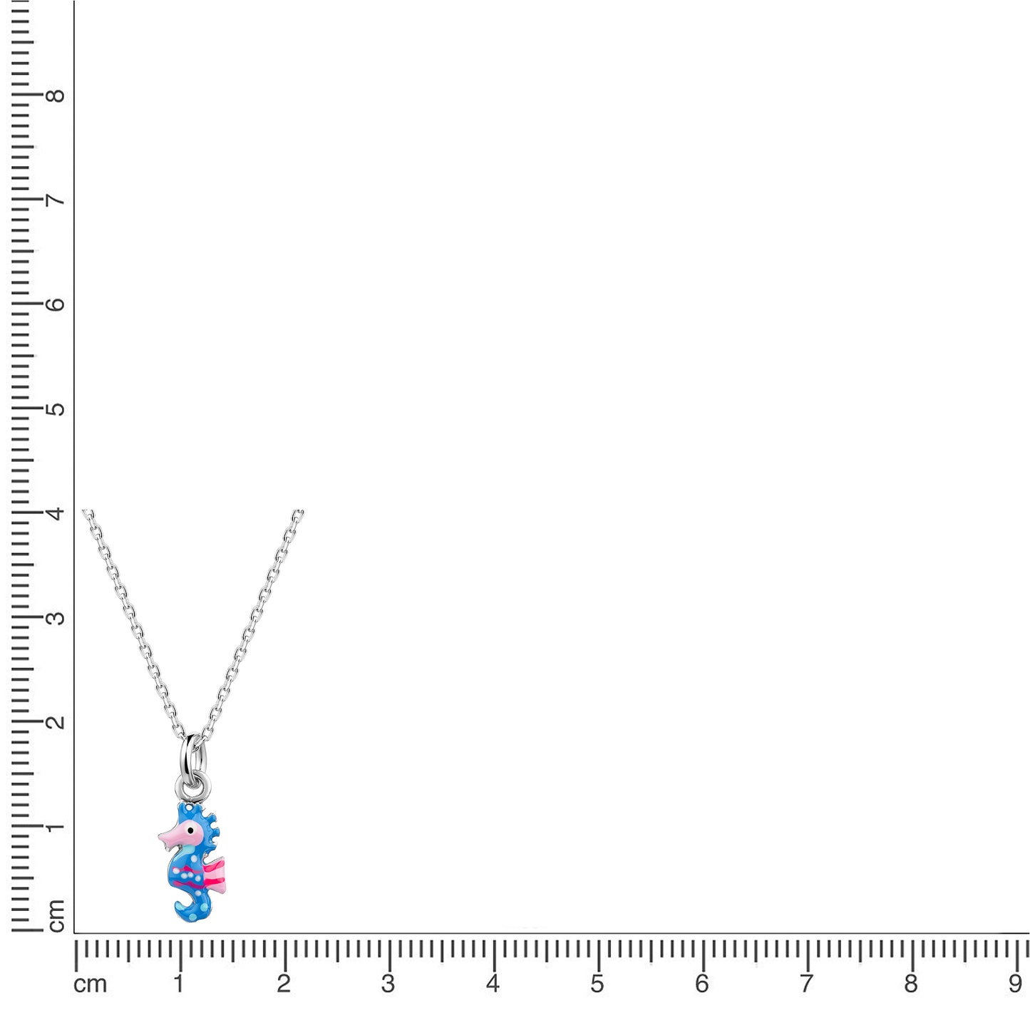Anhänger mit Kette Ankerkette 925/- Sterling Silber rhodiniert 35+4cm
