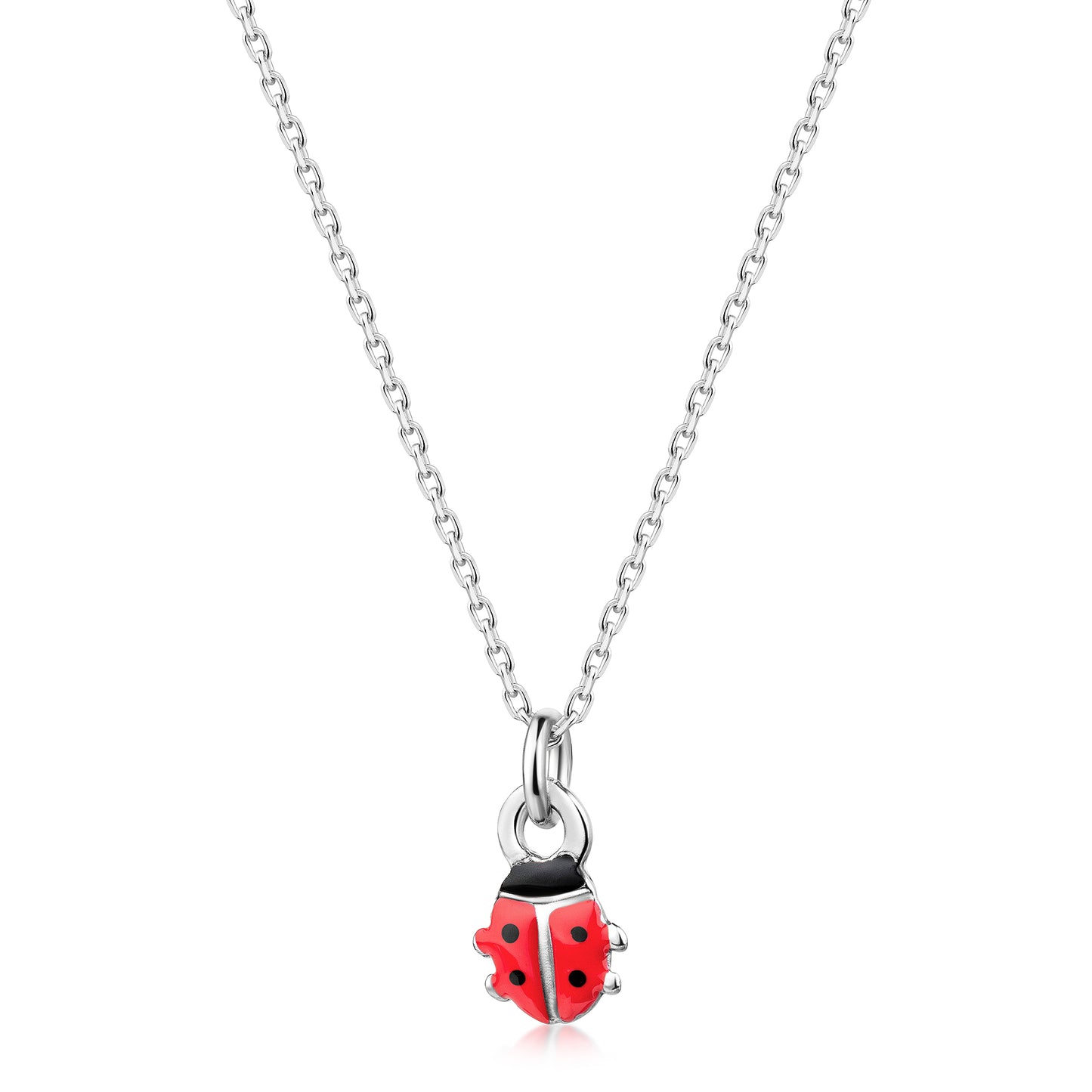 Anhänger mit Kette Ankerkette 925/- Sterling Silber rhodiniert 35+4cm