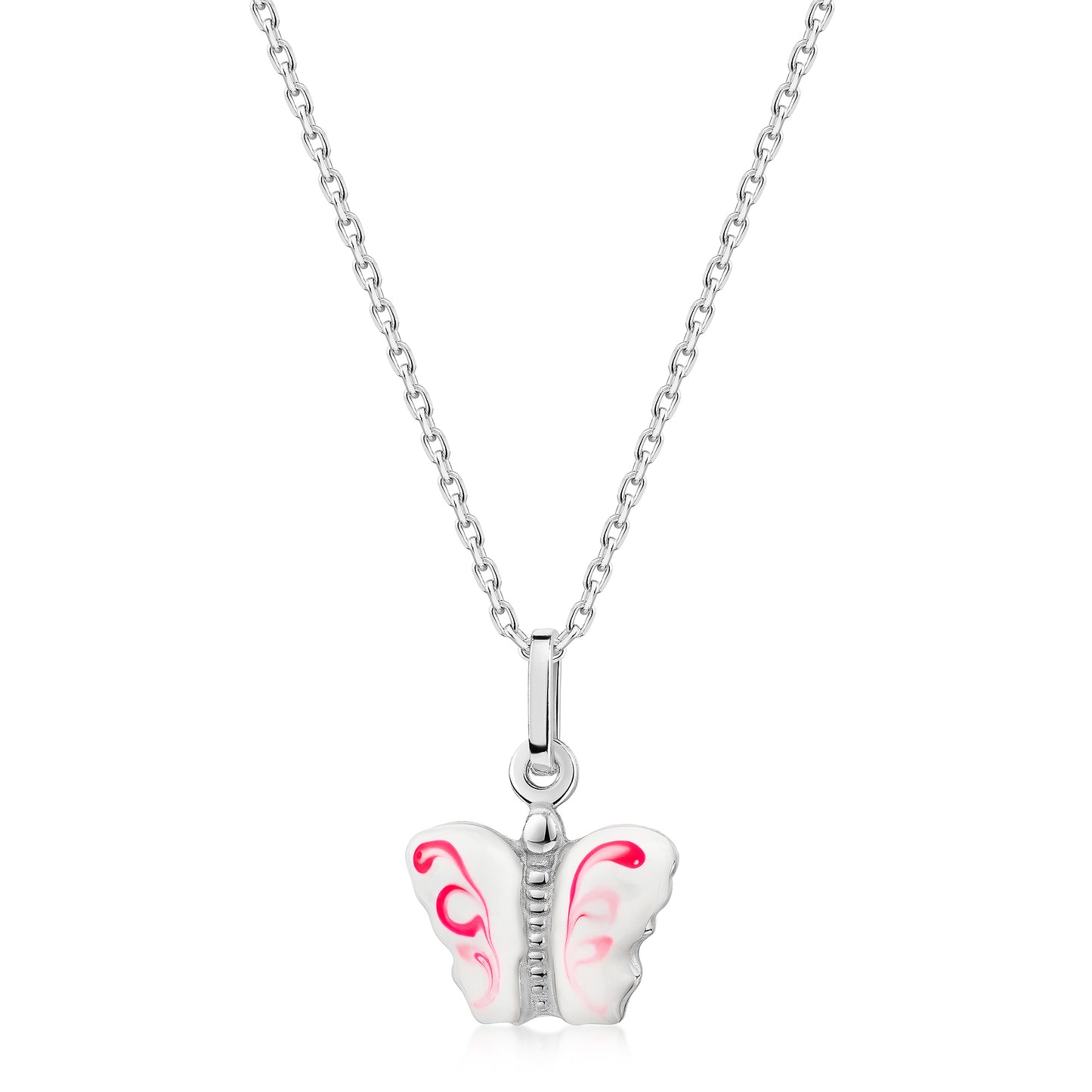 Anhänger mit Kette Ankerkette 925/- Sterling Silber rhodiniert 35+4cm