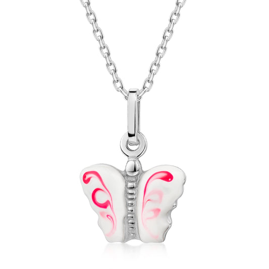 Anhänger mit Kette Ankerkette 925/- Sterling Silber rhodiniert 35+4cm
