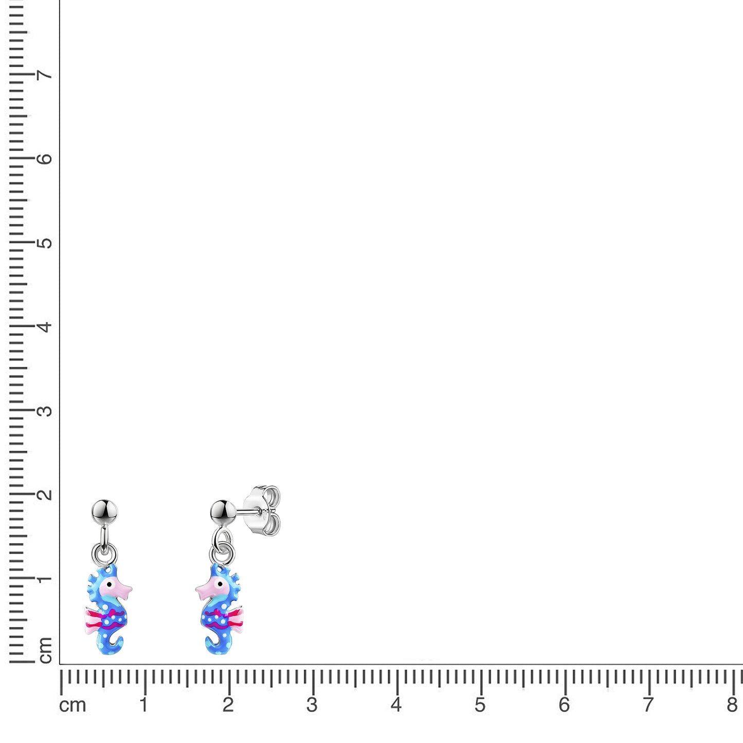 Ohrhänger 925/- Sterling Silber rhodiniert 1,80cm