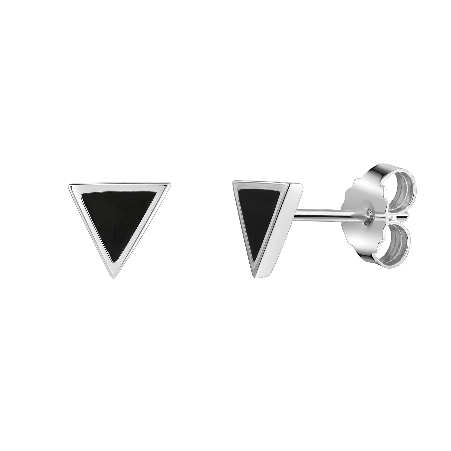 Ohrstecker 925/- Sterling Silber Rhodiniert 0,7cm