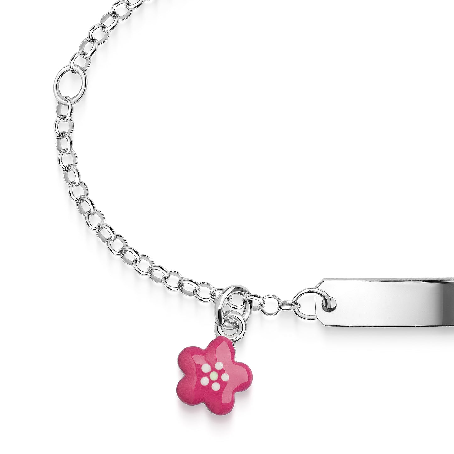 Armband Ankerkette 925/- Sterling Silber rhodiniert 14+3cm