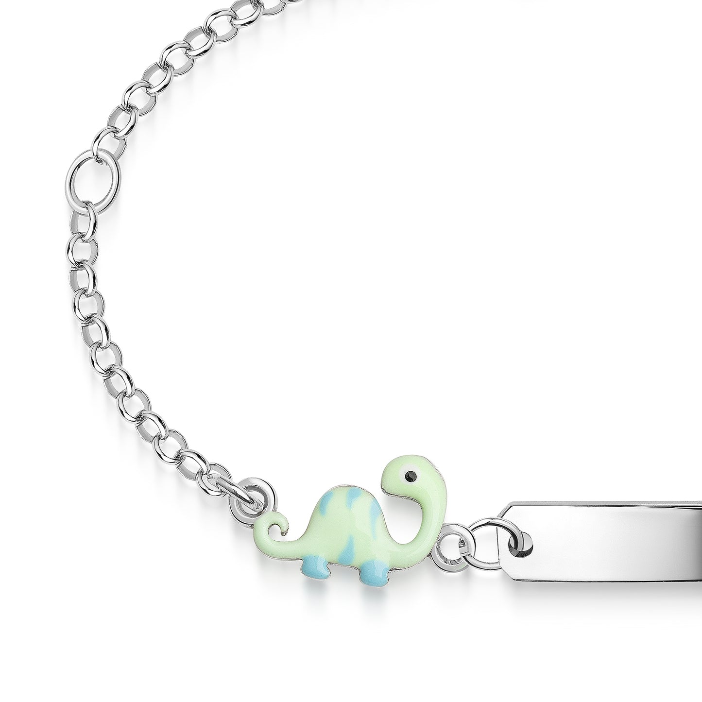 Armband Ankerkette 925/- Sterling Silber rhodiniert 14+3cm