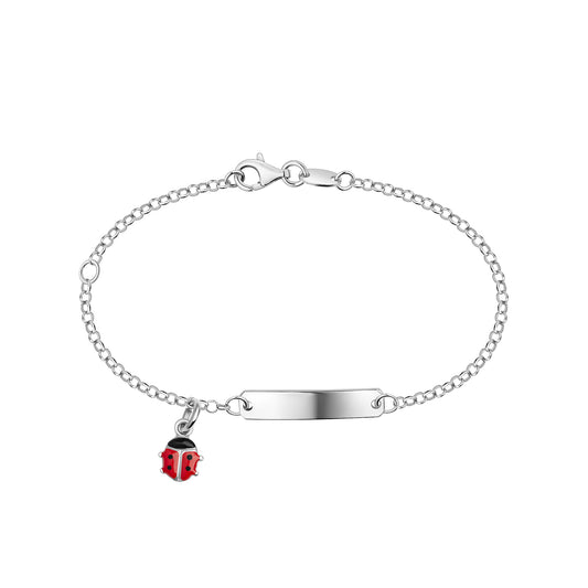 Armband Ankerkette 925/- Sterling Silber rhodiniert 14+3cm