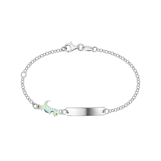 Armband Ankerkette 925/- Sterling Silber rhodiniert 14+3cm