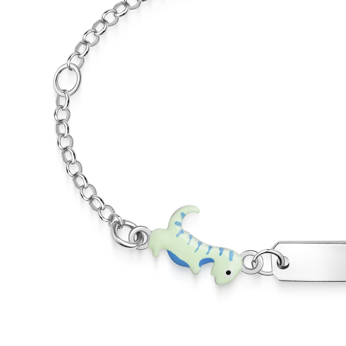 Armband Ankerkette 925/- Sterling Silber rhodiniert 14+3cm