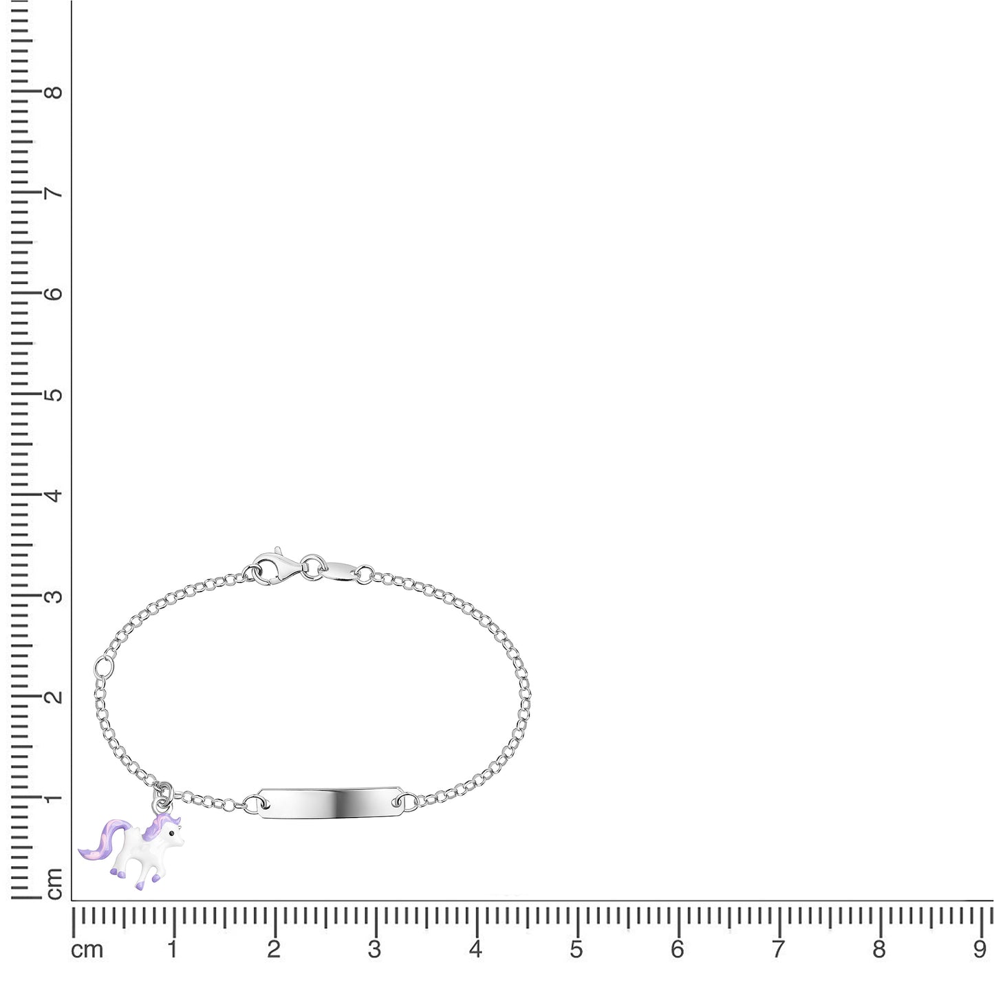 Armband Ankerkette 925/- Sterling Silber rhodiniert 14+3cm