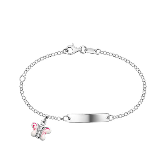 Armband Ankerkette 925/- Sterling Silber rhodiniert 14+3cm