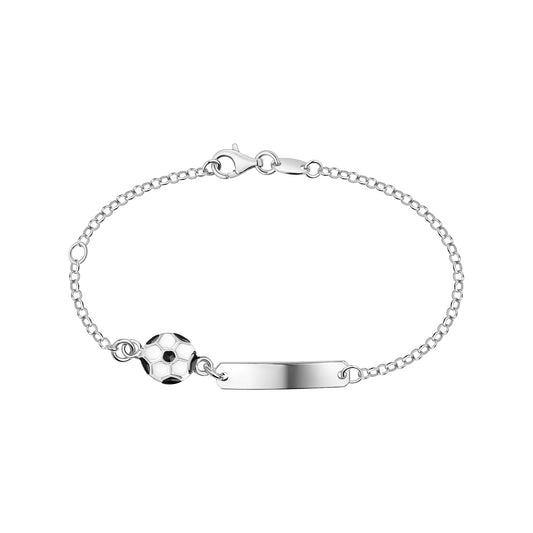 Armband Ankerkette 925/- Sterling Silber rhodiniert 14+3cm