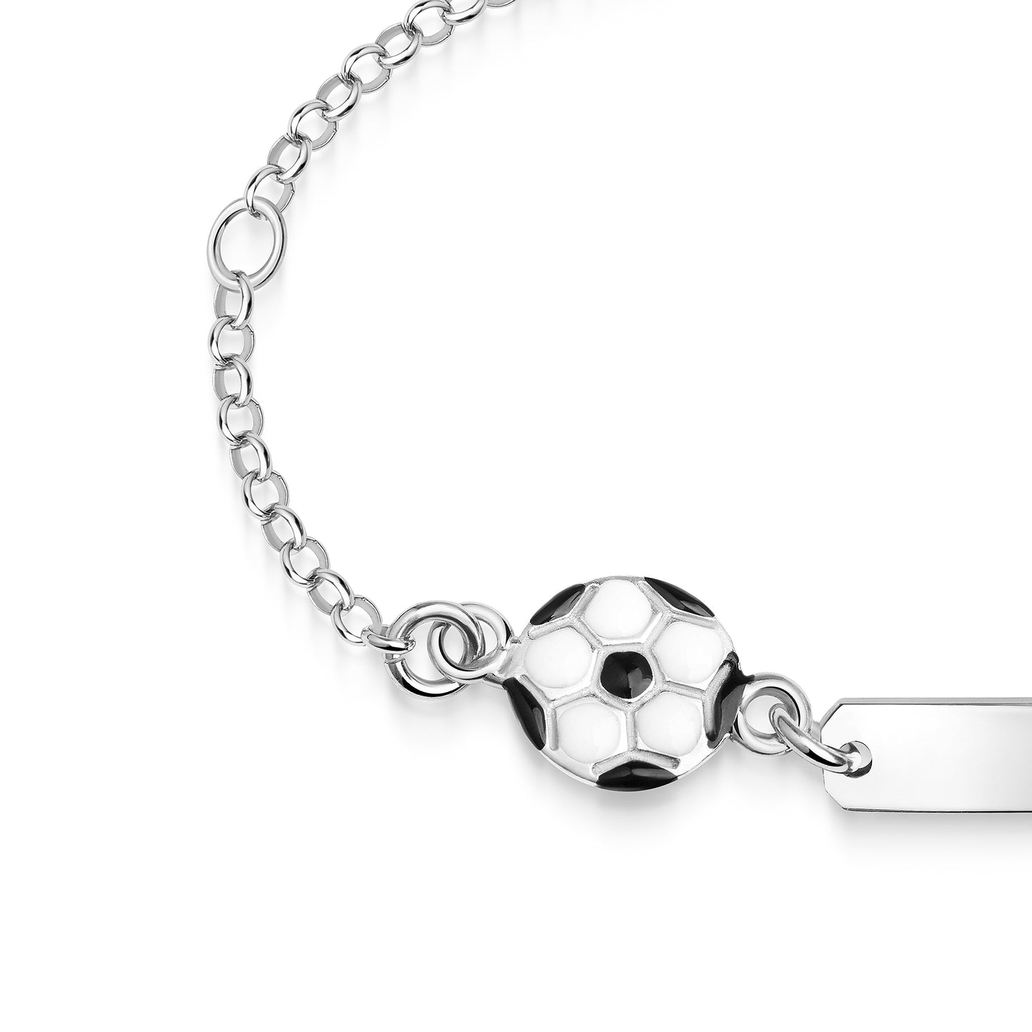Armband Ankerkette 925/- Sterling Silber rhodiniert 14+3cm