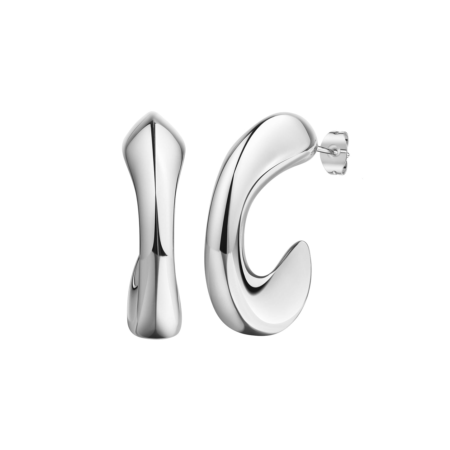 Creolen Edelstahl 3,0cm