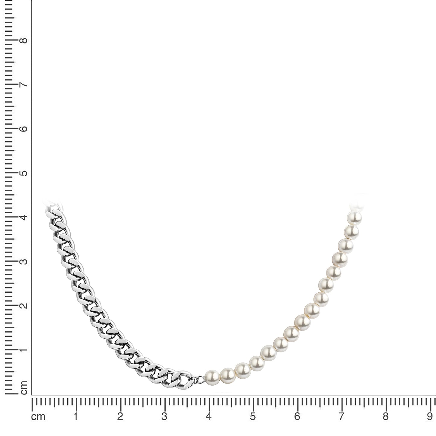 Collier Panzerkette Edelstahl 50cm