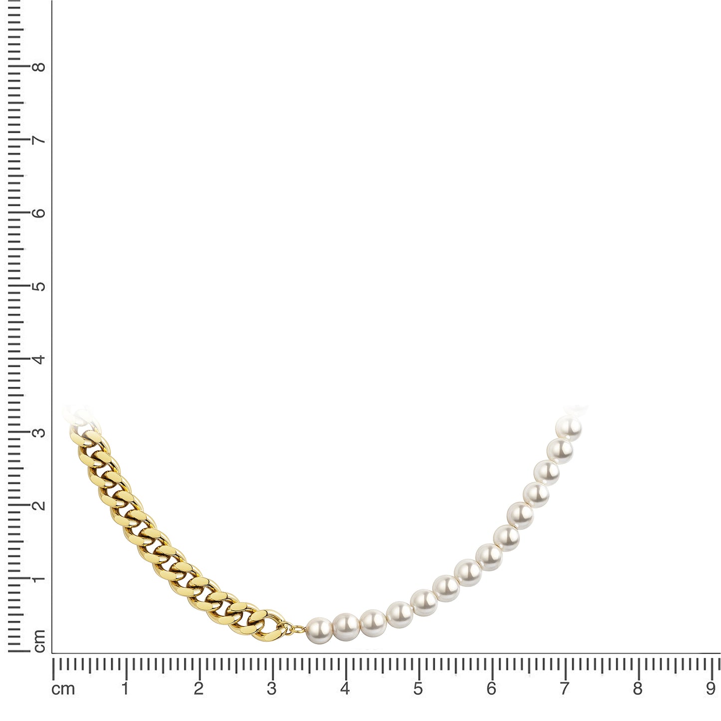 Collier Panzerkette Edelstahl 50cm