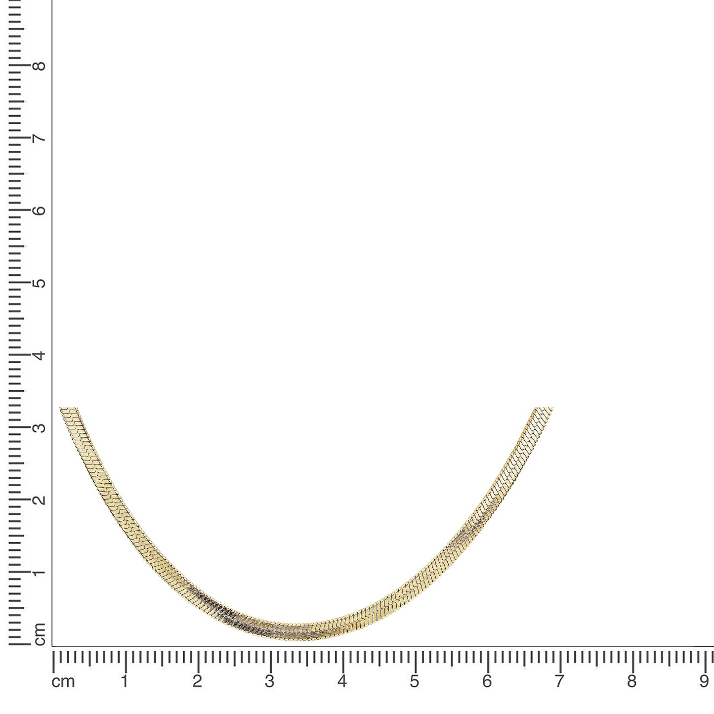 Collier Herringbone Edelstahl 55,0cm