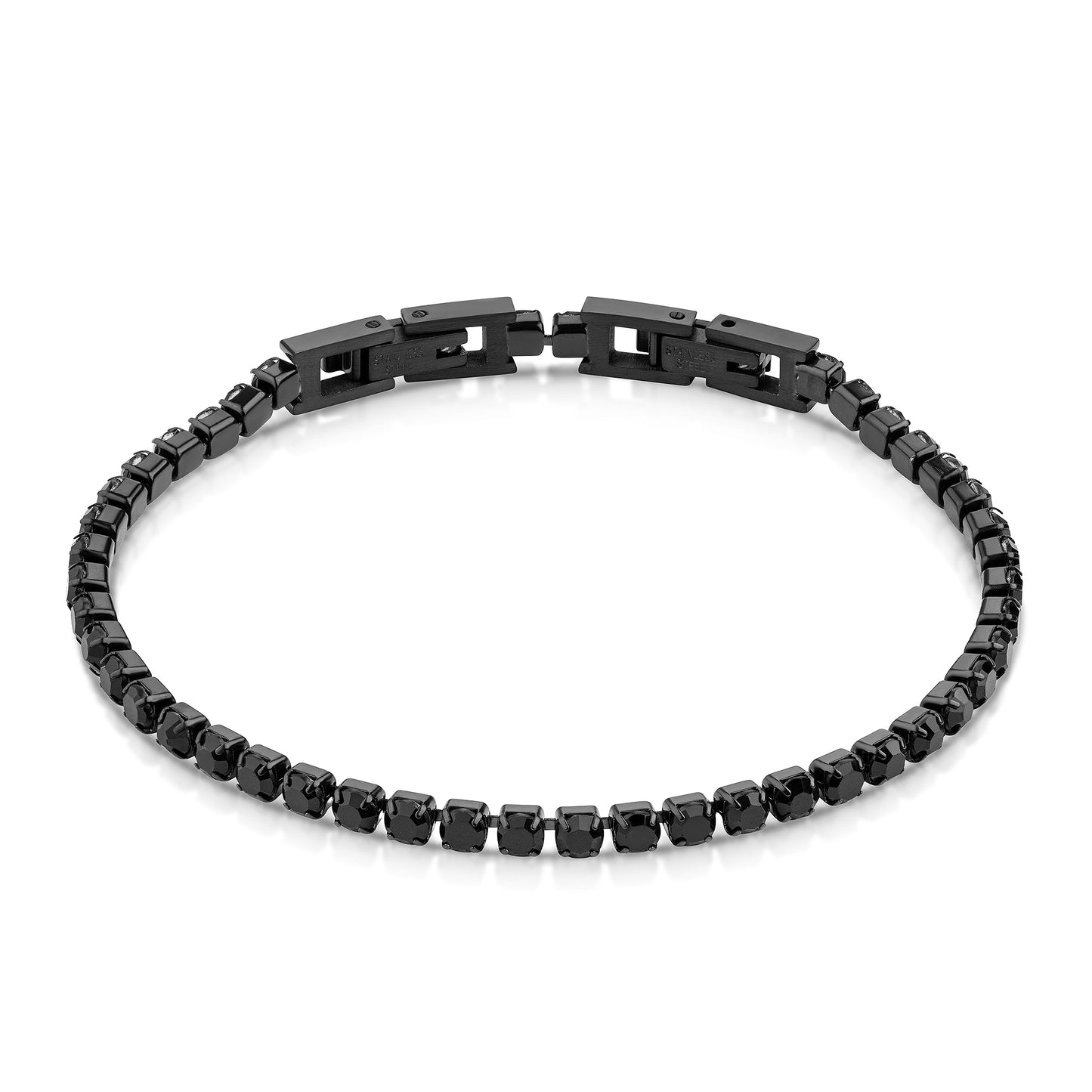 Armband Fantasiekette Edelstahl 20,0cm Kristall