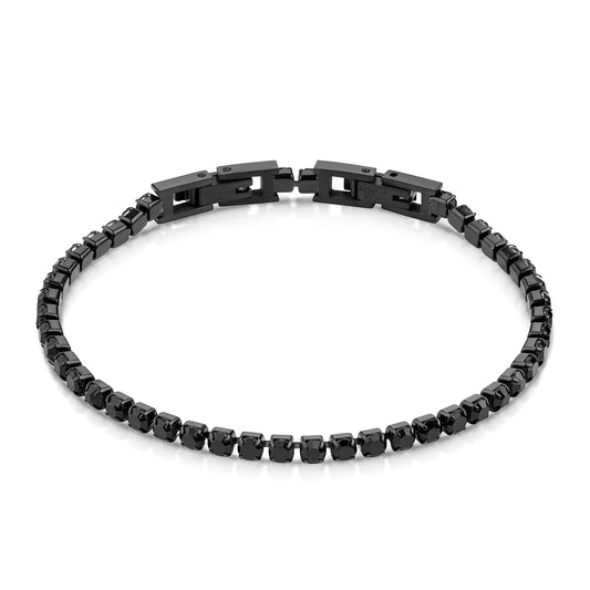 Armband Fantasiekette Edelstahl 20,0cm Kristall