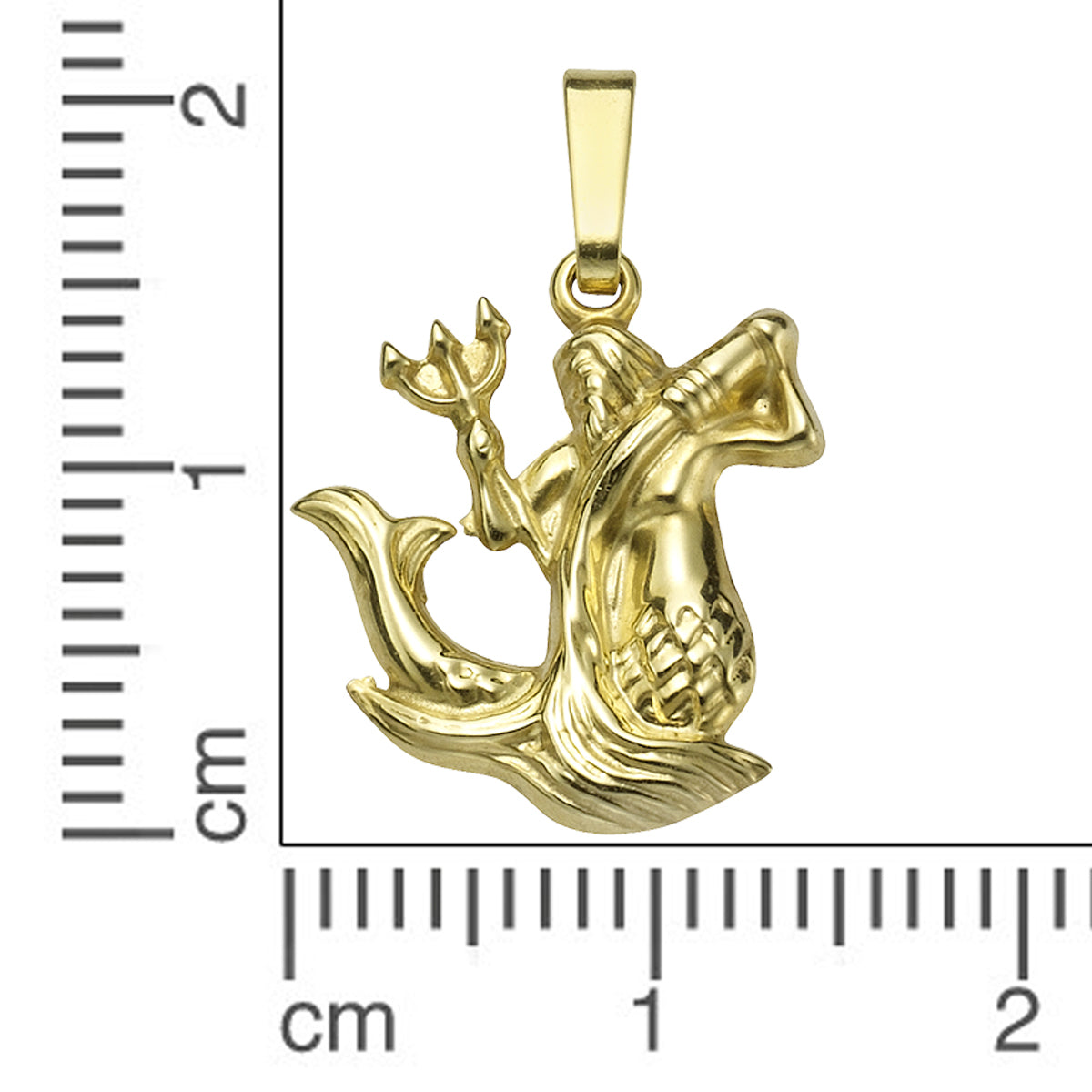 Anhänger Sternzeichen Wassermann 333/- Gold 2,0cm
