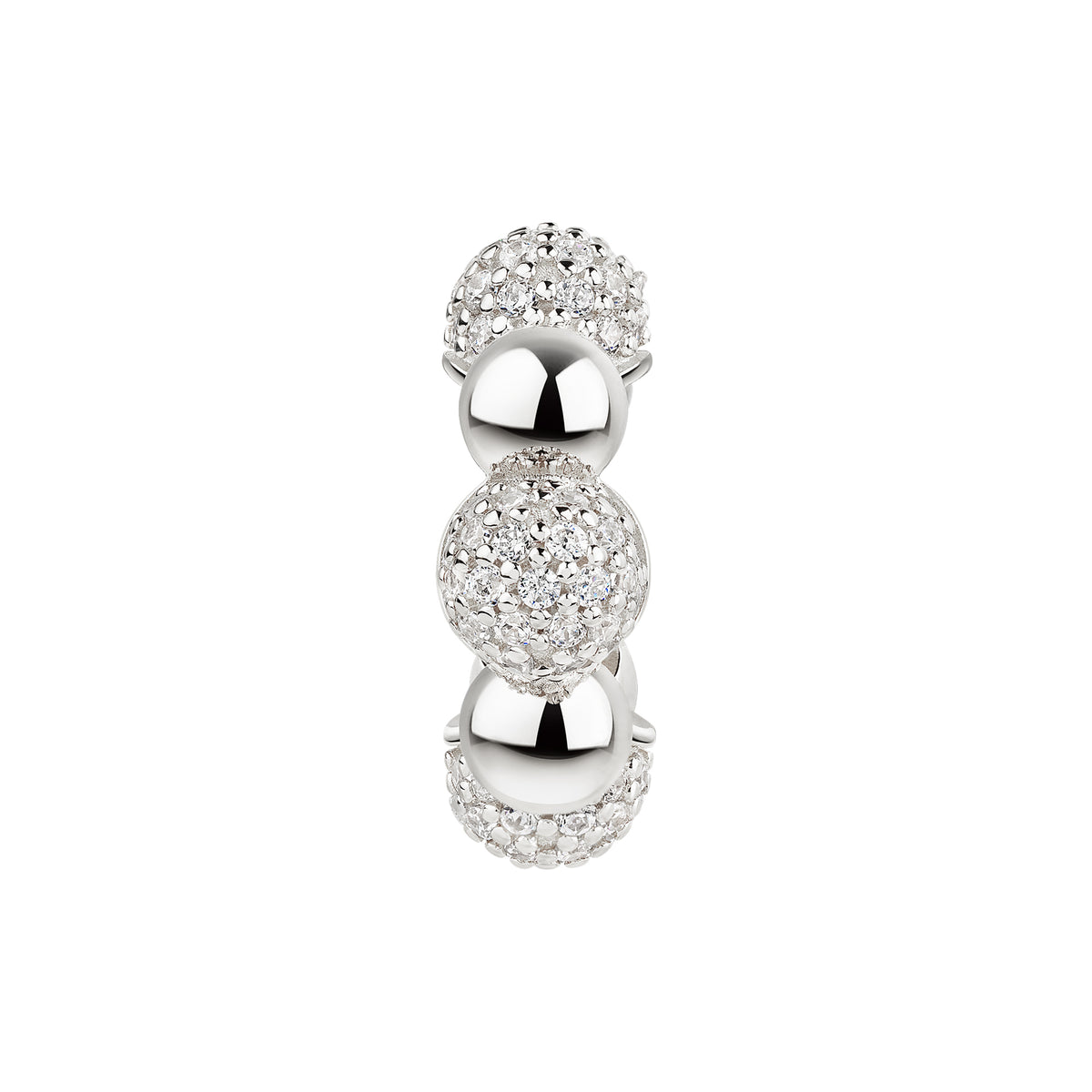 cai Ear Cuff 925/- Sterling Silber vergoldet 1,5cm Zirkonia