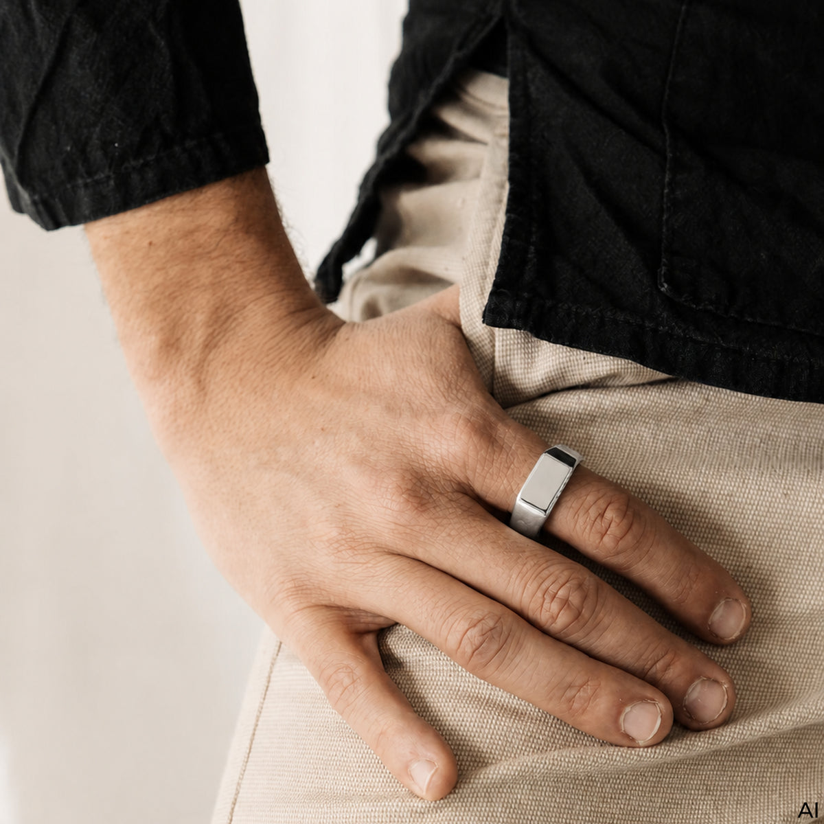 Ring 925/- Sterling Silber rhodiniert keine / nicht Relevant