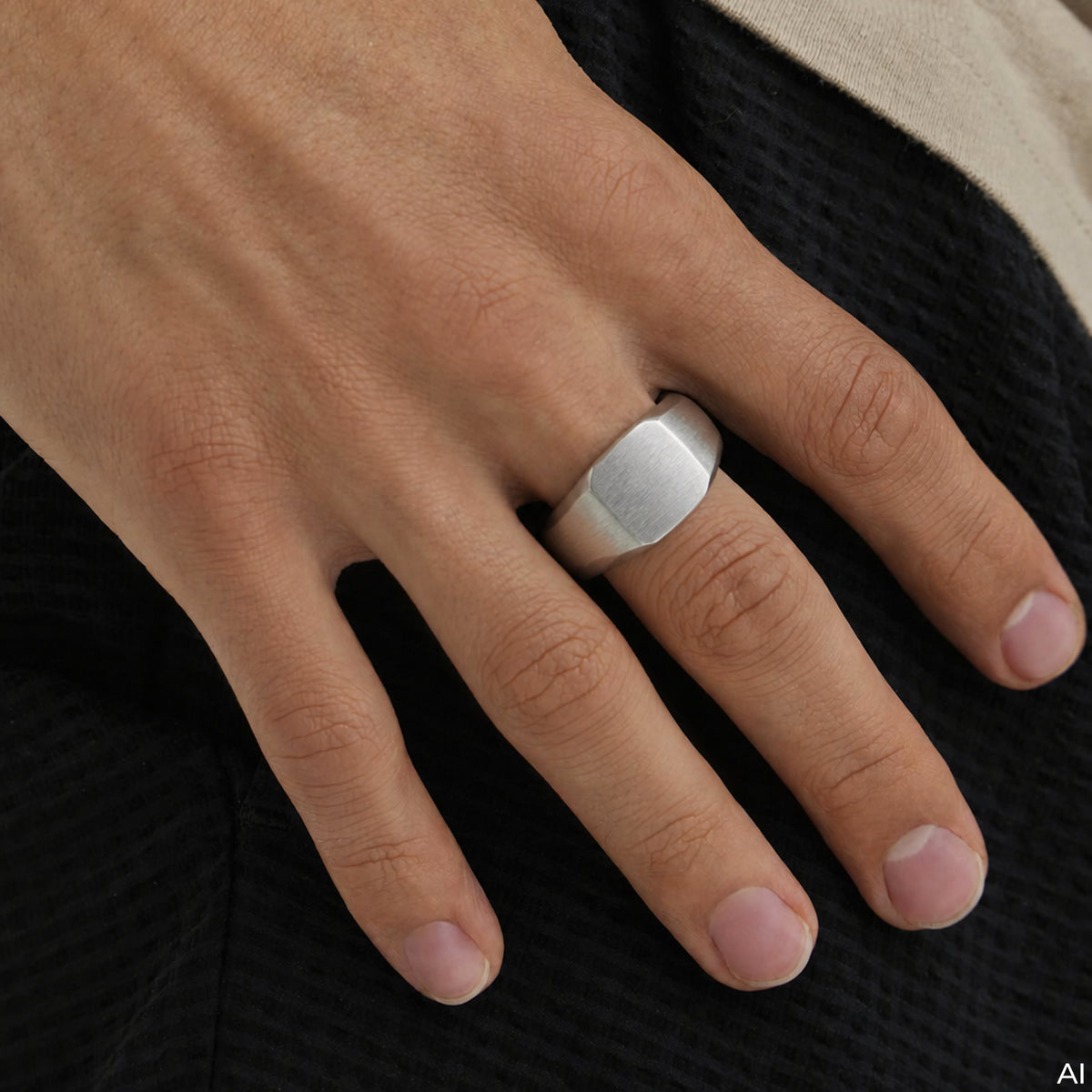 Ring 925/- Sterling Silber rhodiniert keine / nicht Relevant