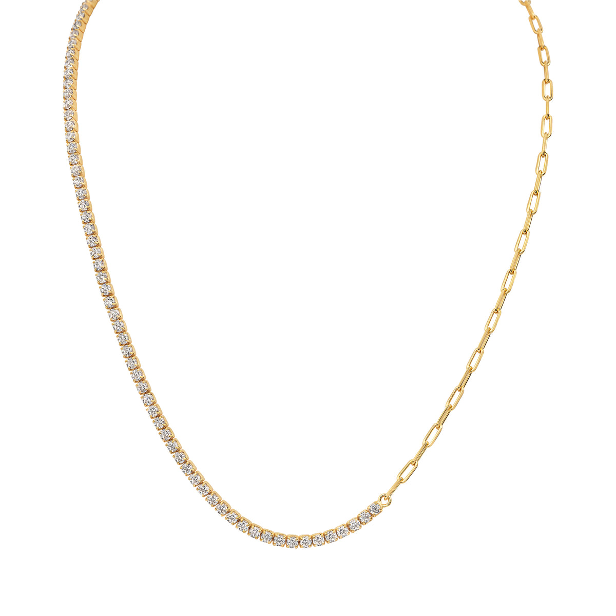 Halskette Ankerkette 925/- Sterling Silber vergoldet 37cm