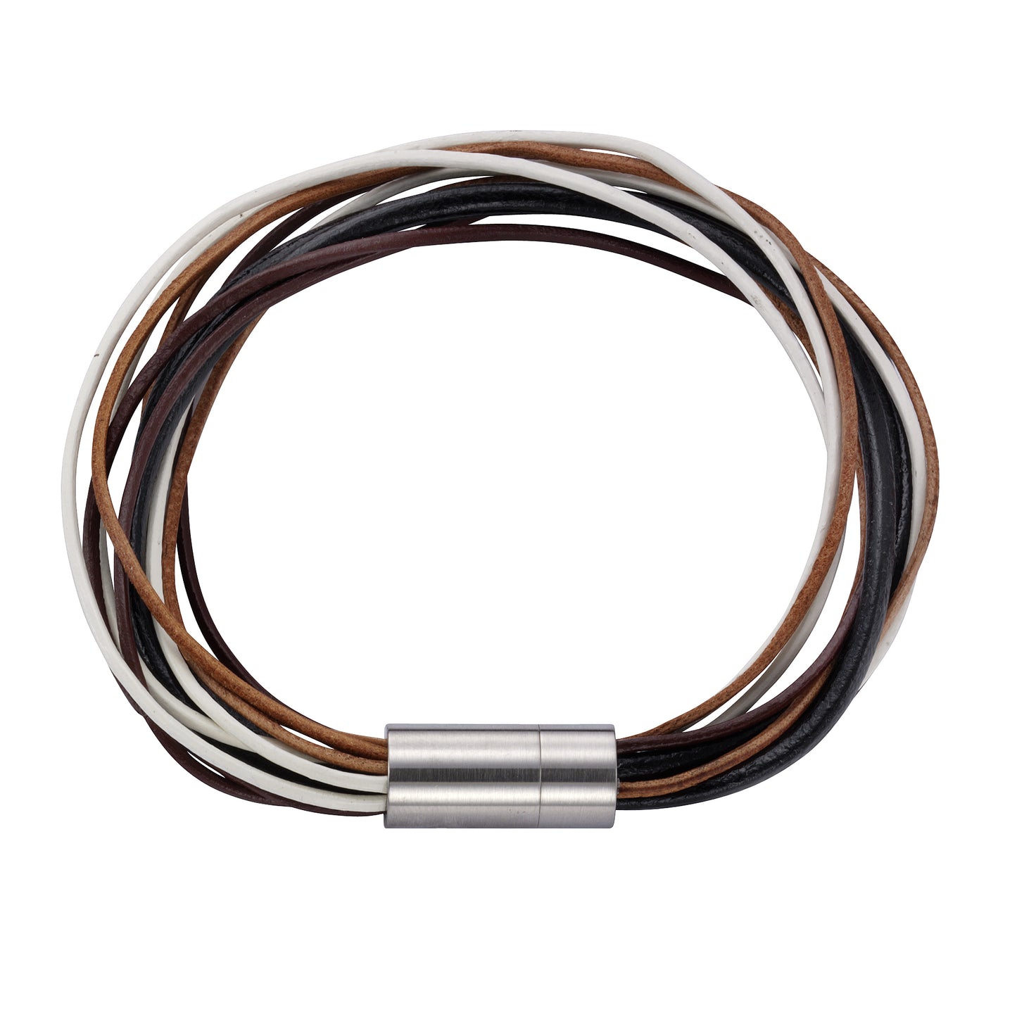 Armband Lederband Edelstahl 20cm