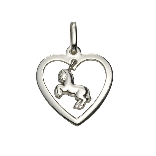 Anhänger 925/- Sterling Silber versilbert 2,1cm